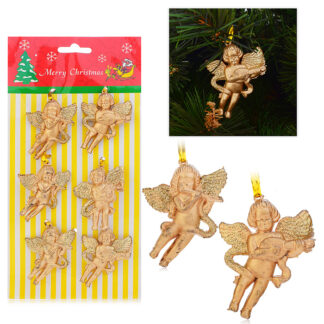 Набор новогодних украшений "Ангелочки" в пакете