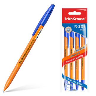 Ручка шариковая R-301 Orange Stick 0.7, цвет чернил синий