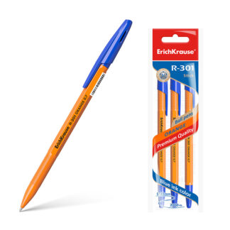 Ручка шариковая R-301 Orange Stick 0.7, цвет чернил синий