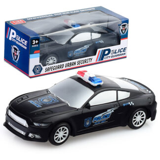 Машина "Полицейская" черная, на батарейках, в коробке