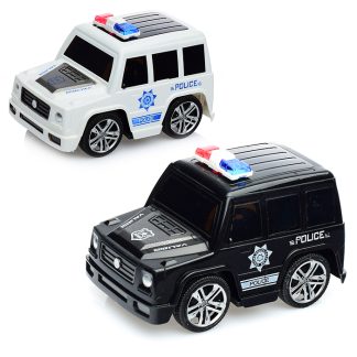 Машина "Полиция" черная/белая, в ассортименте, в пакете