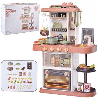 Игровой набор кухня "Готовим вместе" (43 предмета) (свет, звук) в коробке