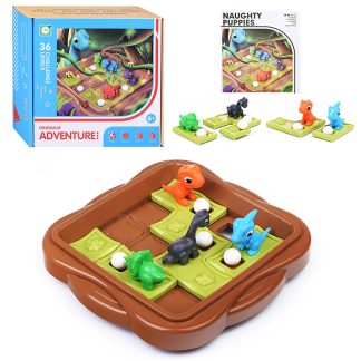 Игра-головоломка "Приключение динозавров" в коробке