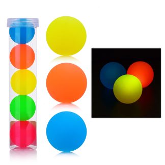 Мяч "Цветная фантазия" (4,5 см), со светом, в тубе