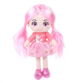 Кукла Кристи с нежно-розовыми волосами в платье, 32 см