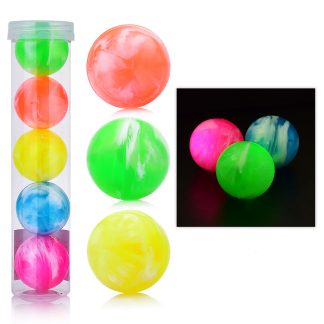 Мяч "Цветная дымка" (4,5 см), со светом, в тубе