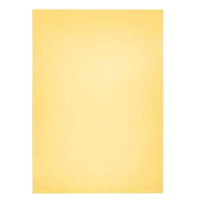 Папка-уголок A4, 120 мкм, гладкая фактура, полупрозрачная желтая