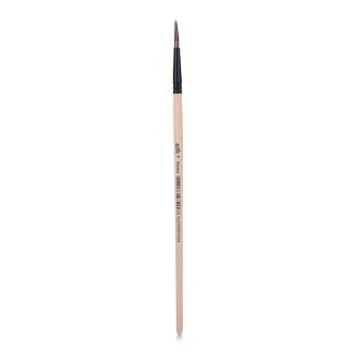 Кисть живописная "Cosmo" белка № 04 круглая, индивидуальная маркировка, деревянная ручка
