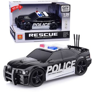 Машина "Полиция" 1:20 (свет, звук) на батарейках, в коробке