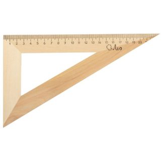 Треугольник деревянный 23 см "Лео" 30 градусов