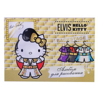 Альбом для рисования 20л "Hello Kitty" клей А4 глиттер