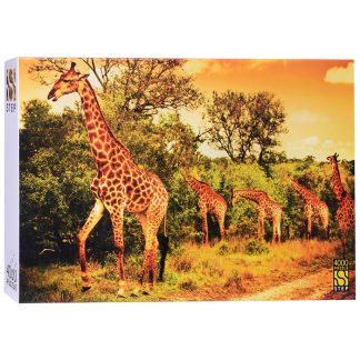 Пазлы 4000 "Южноафриканские жирафы"