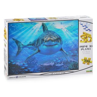 Пазл 3D "Большая белая акула" 500 детал., 6+