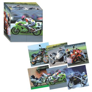 Кубики (4 куб) "Мотоциклы"