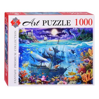 Пазлы 1000 Artpuzzle "Ночь в океане"