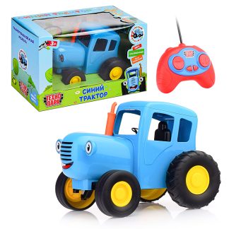 Модель р/у "Синий трактор" 20 см, звук, синий, в коробке