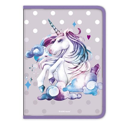 Папка   на молнии пластиковая Dream Unicorn, A4