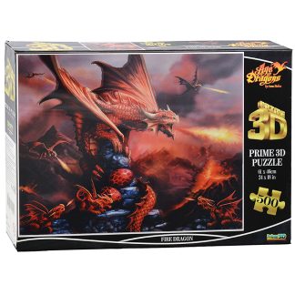 Пазл Super 3D «Огненный дракон», 500 детал., 6+