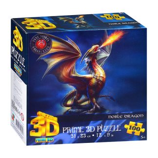 Пазл 3D "Благородный огонь дракона" 100 детал., 3+