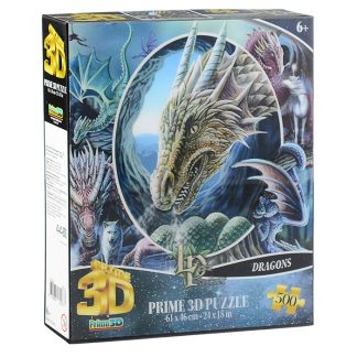 Пазл Super 3D Коллаж "Драконы", 500 детал., 6+