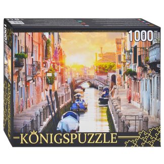 Пазлы 1000 Konigspuzzle "Венеция на закате"