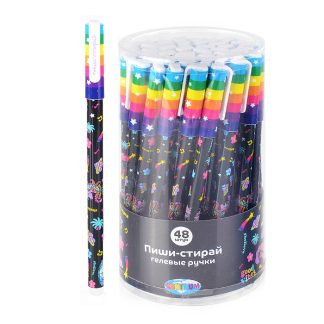 Ручка гелевая "Единорог и радуга" со стираемыми чернилами, цвет чернил синий 0,5 мм