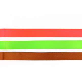 Набор закладок-ляссе "Neon" самоклеящихся для книг формата A4, 3 широких ленты 12x400 мм, двусторонняя плотная лента, в пластиковом пакете