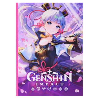 Книга для записей Genshin Impact на каждый день с наклейками (розовый)
