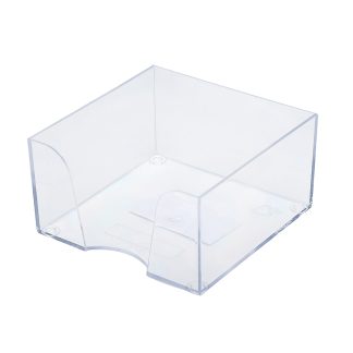 Пластиковый бокс для бумажного блока "Attomex" 9x9x5 см, прозрачный