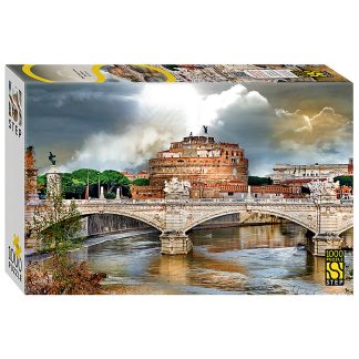 Пазлы 1000 "Замок Святого Ангела, Рим, Италия"