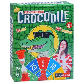 Настольная игра серии Парти-гейм. Всем знакомый Crocodile
