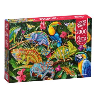 Пазл 2000 "Удивительные хамелеоны"