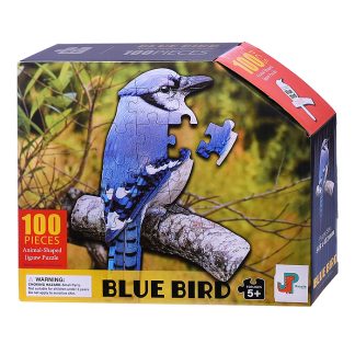 Пазл 100 "Голубая птица" контрурный