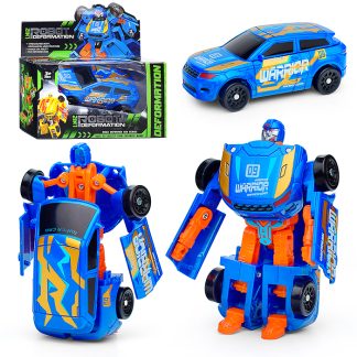Робот 2 в 1 трансформирующийся в машину, синий, в коробке