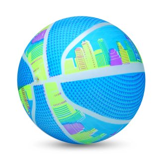 Мяч надувной PVC "Город" 22,5 см., 60 гр. (цвет микс)