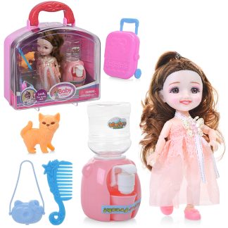 Кукла "Милана" с аксессуарами, в чемодане