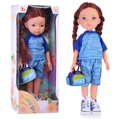 Кукла "Рита" со спортивной сумкой, в коробке