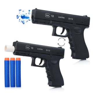Пистолет "Перестрелка" с полимерными и водными пулями, в пакете