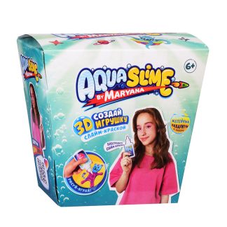 Игрушка для детей старше шести лет из цветного геля: набор для изготовления фигурки, модели “Aqua Slime”