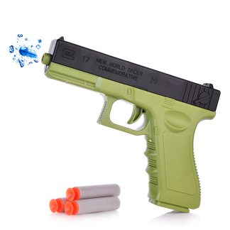 Пистолет "Sniper shot" с водными и мягкими пулями (водные пули в комплект не входят), в пакете