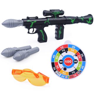 Игровой набор "Полиция Супер" (мишень, очки, автомат и снаряды) в пакете