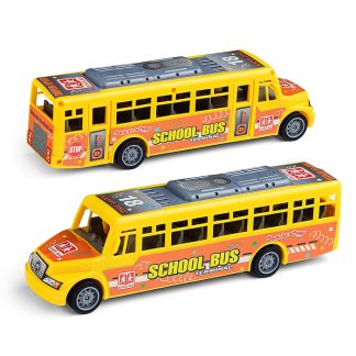 Автобус "Школьный" инерц., в пакете (желтый)