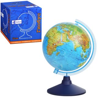 Глобус Земли физический 210мм.КлассикЕвро