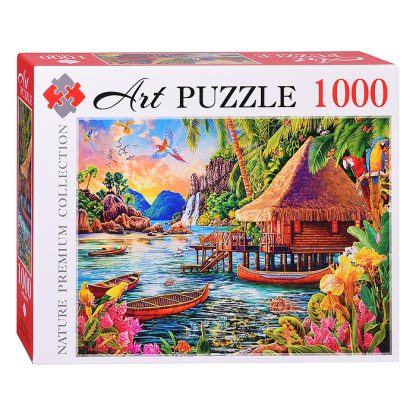 Пазлы 1000 "Тропический домик" Artpuzzle