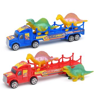 Автовоз с динозаврами, в пакете