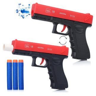 Пистолет "Меткий стрелок" с полимерными и водными пулями, в пакете