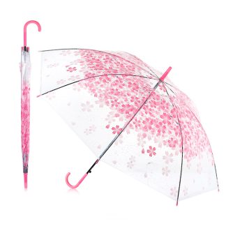 Зонт детский "Красивые цветы" (54см.)  розовый