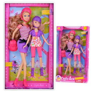 Куклы сестрички на роликах с аксессуарами, в коробке