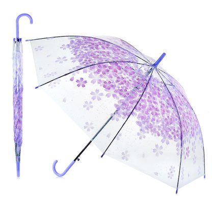 Зонт детский "Красивые цветы" (54см.) фиолетовый