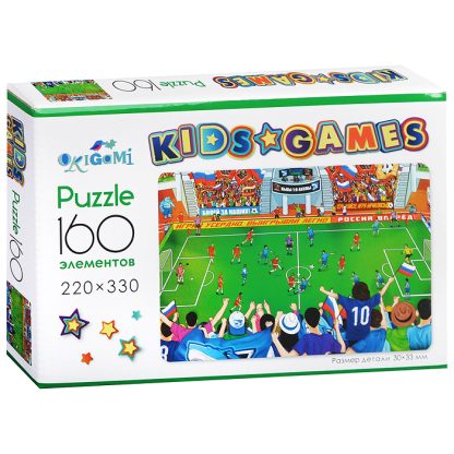 Пазл 160 "Kids Games. Спорт. Футбольный матч"